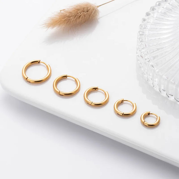 18jk gold plated earrings