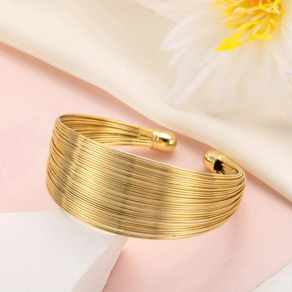 18k Gold plated - stainless steel bracelet
