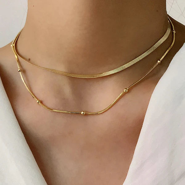 18K GOLD PLATED NECKLACES