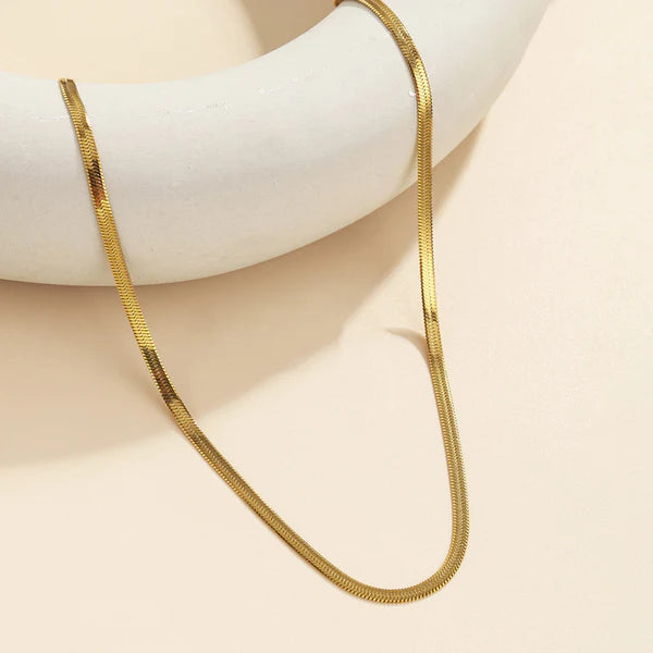 18k Gold Plated Snake Chain Necklace