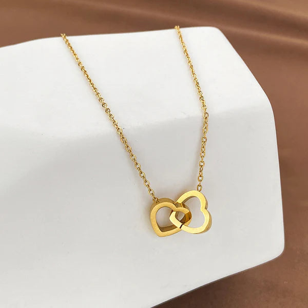 18K Gold-Plated Heart Themed Pendant
