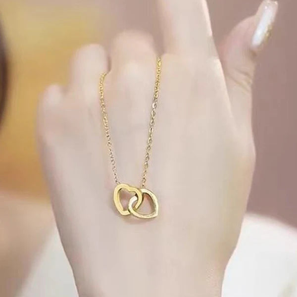 18K Gold-Plated Heart Themed Pendant