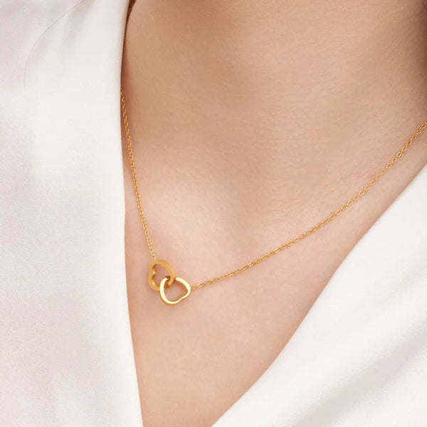 18K Gold-Plated Heart Themed Pendant