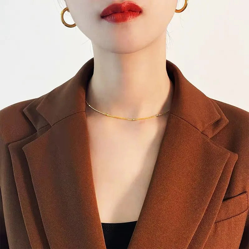 18K Gold Plated&nbsp; Lobster Trigger Clasp Closure Necklace