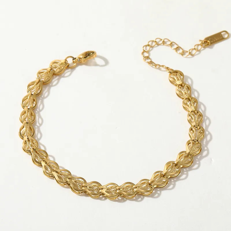 18K Gold Plated Plating Chain Bracelets
