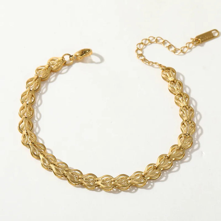18K Gold Plated Plating Chain Bracelets