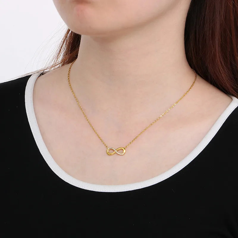18k gold plated waterproof pendet necklace
