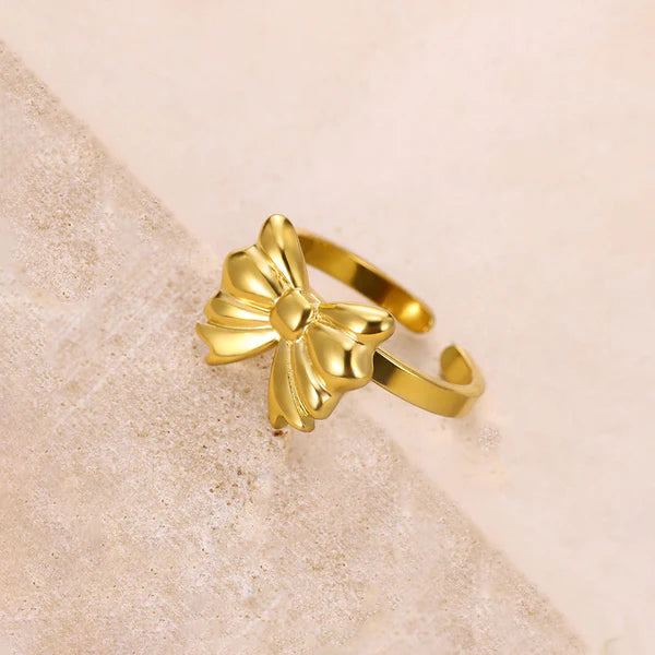 18k gold plated  Adjustable Finger Ring