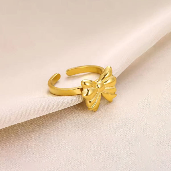 18k gold plated  Adjustable Finger Ring